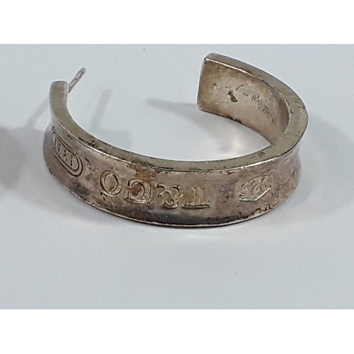 167 - 2 Bracelets and pair of earrings marked tiffany