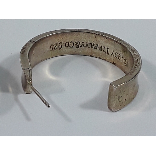 167 - 2 Bracelets and pair of earrings marked tiffany