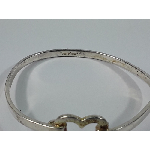 167 - 2 Bracelets and pair of earrings marked tiffany