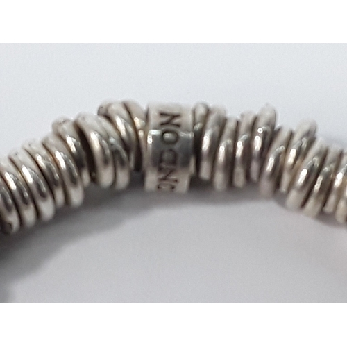 167 - 2 Bracelets and pair of earrings marked tiffany