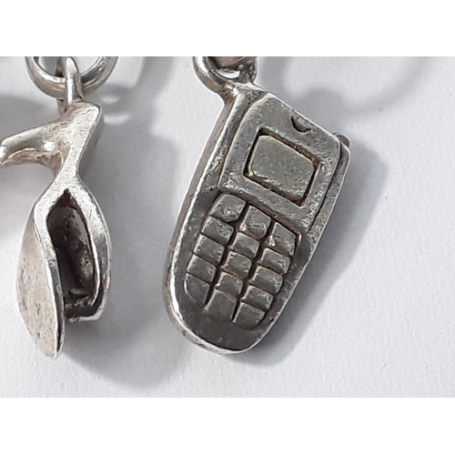 167 - 2 Bracelets and pair of earrings marked tiffany