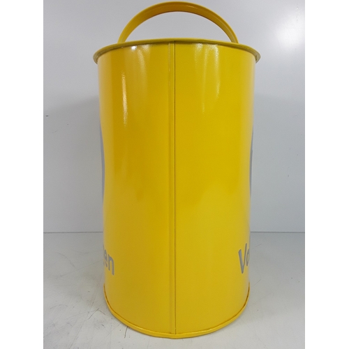 12 - Yellow VW oil can