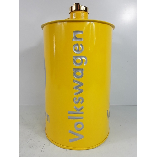 12 - Yellow VW oil can