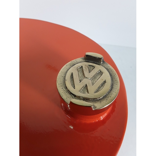 29 - Orange VW oil can