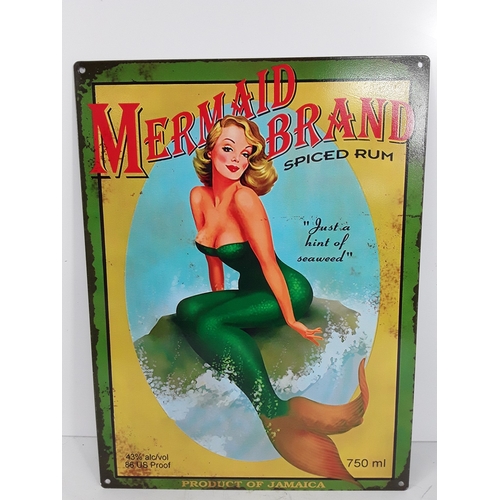 24 - Two tin advertising signs, 40 x 30cms