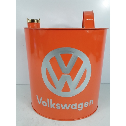 29 - Orange VW oil can