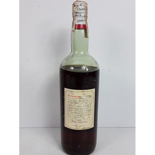 23 - Boxed bottle of Cardenal Mendoza brandy, 70cl, 42%, 1990's and a litre bottle of Fundador Brandy, 19... 