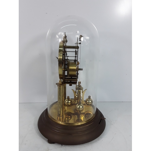 30 - Glass domed Anniversary clock