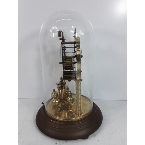 30 - Glass domed Anniversary clock
