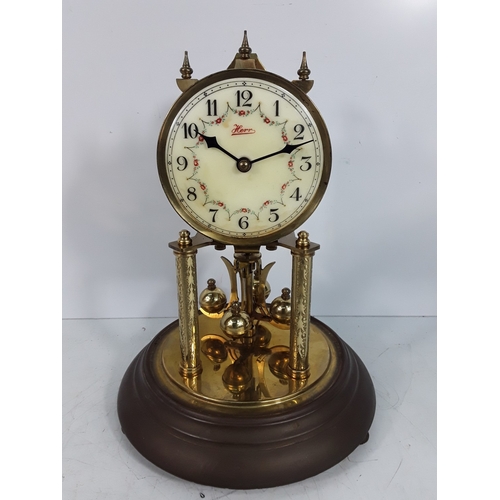 30 - Glass domed Anniversary clock