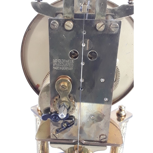 30 - Glass domed Anniversary clock