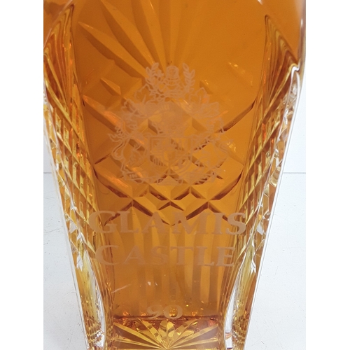 119 - Boxed glass decanter of Glamis Castle 25 years old Queen Mother's 90th Birthday decanter, 75cl, 40%,... 