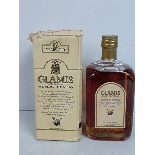 19 - Boxed bottle of Glamis Castle Reserve Blended Whisky 12 years old Specially Selected for The Earl of... 