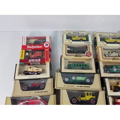 35 - Two boxes of model vehicles