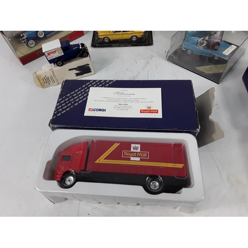 35 - Two boxes of model vehicles