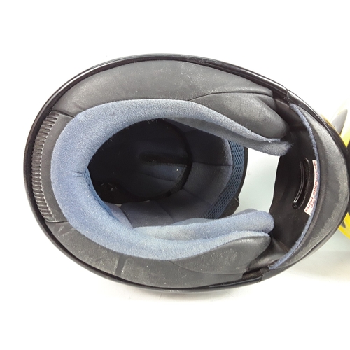 32 - Two motorbike helmets (display only)