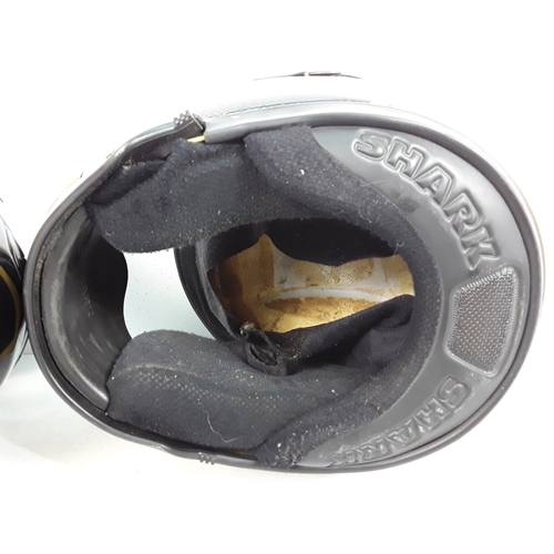 32 - Two motorbike helmets (display only)