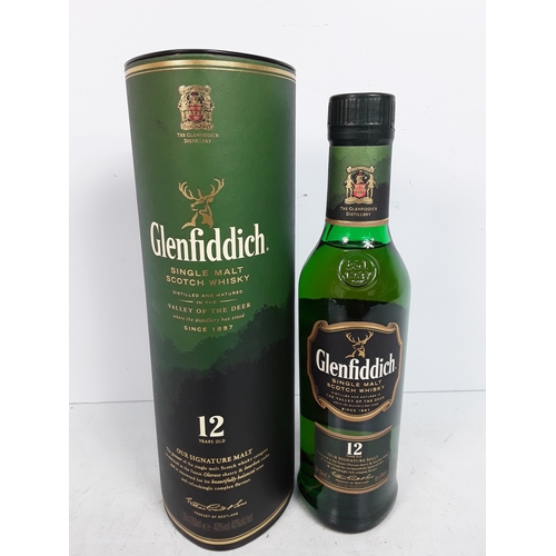 147 - Tubed 35cl Glenfiddich single malt
