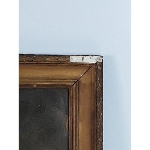 136 - Map, portrait of a lady and a New York scene on mirrored frame, largest being 102 x 41cms