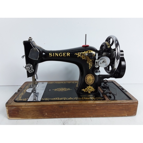 171 - Cased Singer sewing machine