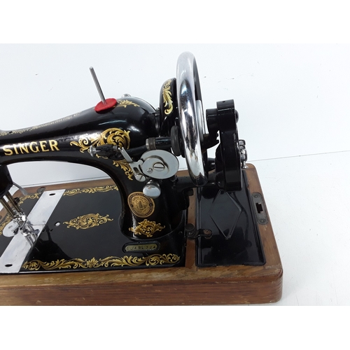 171 - Cased Singer sewing machine