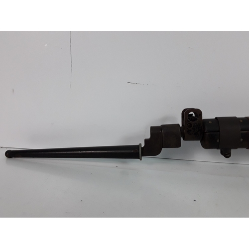 121 - Deactivated Enfield 303 new spec rifle with pig stick bayonet (complete with deactivation certificat... 