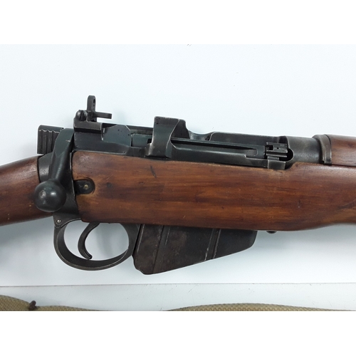 121 - Deactivated Enfield 303 new spec rifle with pig stick bayonet (complete with deactivation certificat... 
