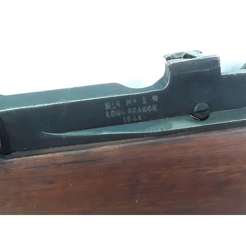 121 - Deactivated Enfield 303 new spec rifle with pig stick bayonet (complete with deactivation certificat... 