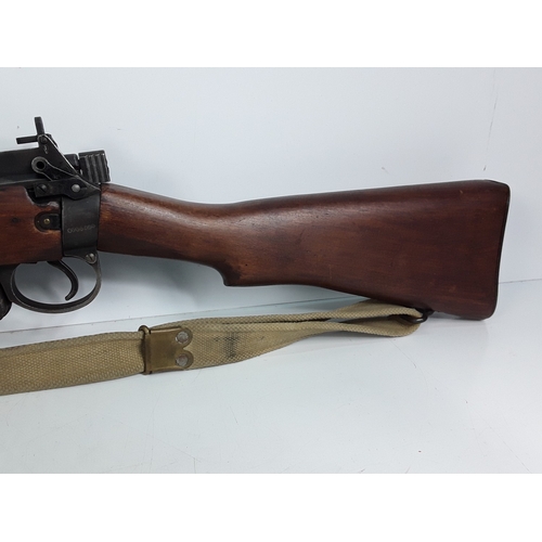 121 - Deactivated Enfield 303 new spec rifle with pig stick bayonet (complete with deactivation certificat... 