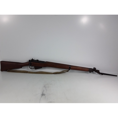 121 - Deactivated Enfield 303 new spec rifle with pig stick bayonet (complete with deactivation certificat... 