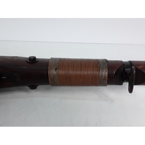 123 - Deactivated 303 jungle carbine grenade launcher with deactivation certificate