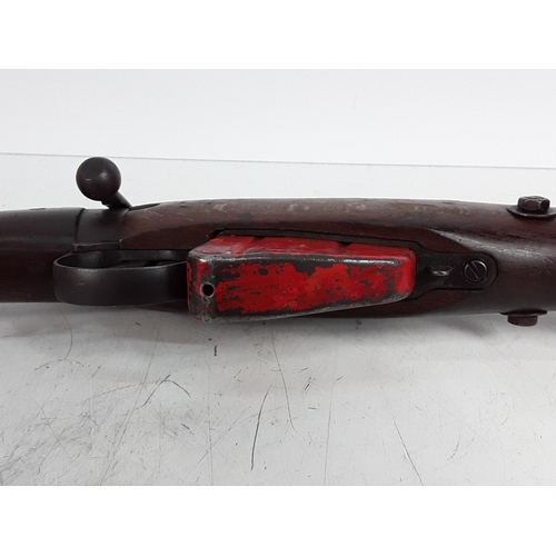 123 - Deactivated 303 jungle carbine grenade launcher with deactivation certificate