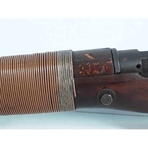 123 - Deactivated 303 jungle carbine grenade launcher with deactivation certificate