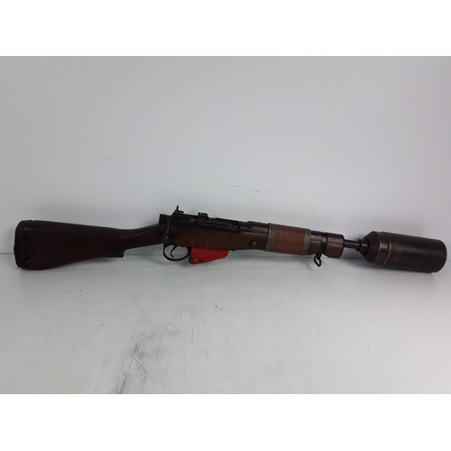 123 - Deactivated 303 jungle carbine grenade launcher with deactivation certificate