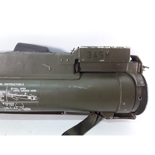 124 - Deactivated 66mm rocket launcher with deactivation certificate