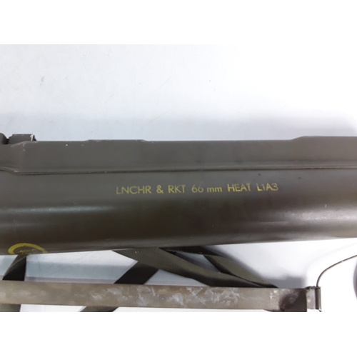 124 - Deactivated 66mm rocket launcher with deactivation certificate