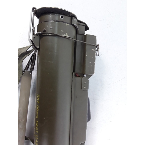 124 - Deactivated 66mm rocket launcher with deactivation certificate
