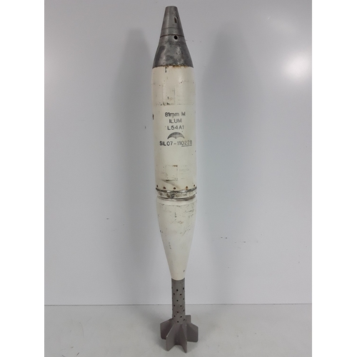 130 - Two 81mm inert mortars