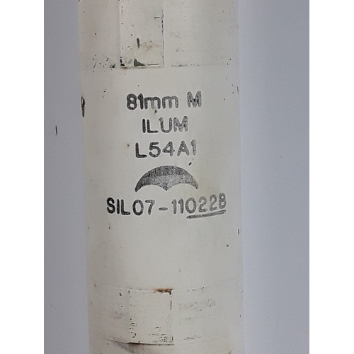 130 - Two 81mm inert mortars