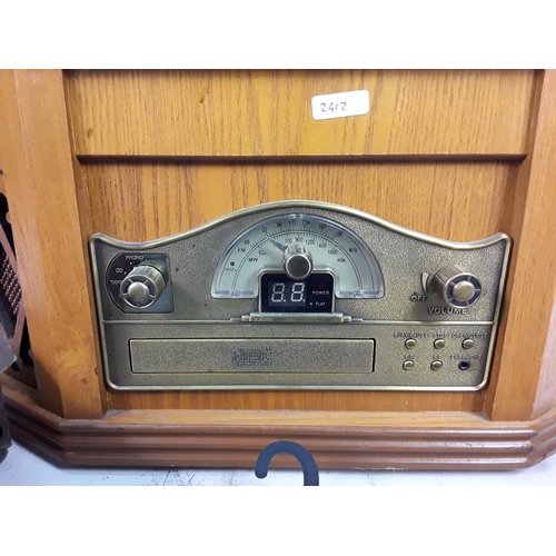 91 - Vintage style hi-fi, first aid box, shirts, etc