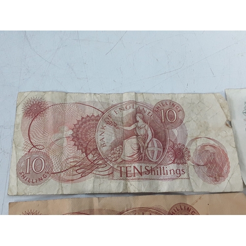 Various used bank notes