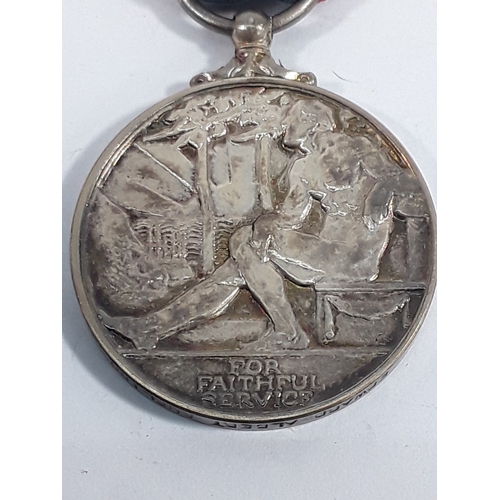 Five medals and jewels, 'For Faithful Service' inscribed Edward Albert ...