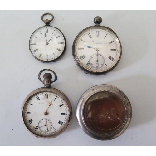 126 - A Russells Ltd. of Liverpool (Maker to The Queen and British Admiralty) .935 Silver Cased Open Dial ... 