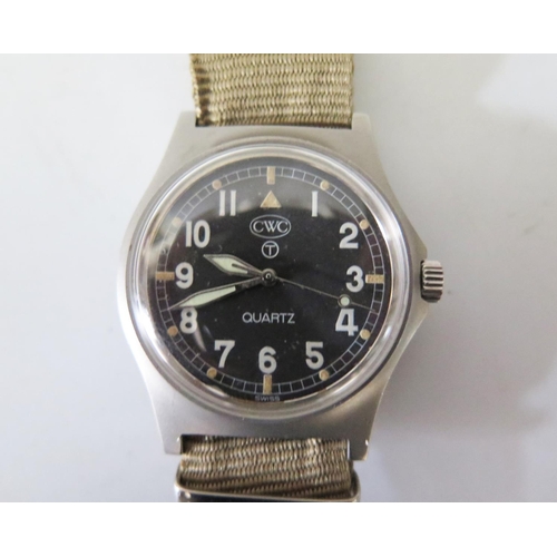 151 - A CWC Quartz Military Wristwatch 0552/6645-99 5415317 43566 89, running