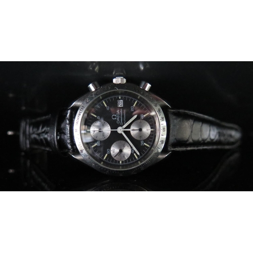 170 - An Omega Speedmaster Automatic Gent's Steel Cased Wristwatch, case no. 53610057, running