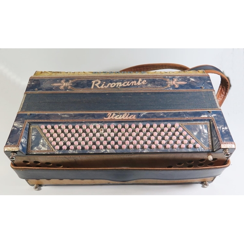 282 - A Risonante Piano Accordion with 41 keys and 120 buttons (one owner from new)