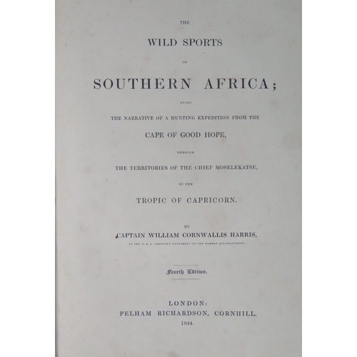 310 - Captain William Cornwallis Harris, The Wild Sports of Southern Africa, Pelham Richardson 1844 (Fourt... 