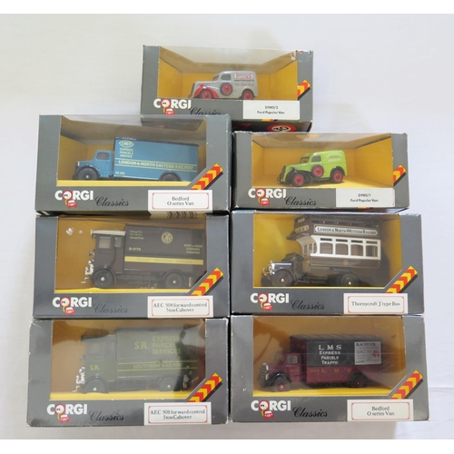 327 - Seven Corgi Classics Die Cast Vehicles