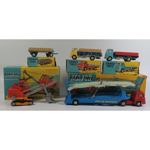 333 - A Collection of Corgi Die Cast Vehicles: 1105, 456, 1128, 101 and 457