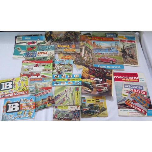 336 - A Collection of Matchbox, Spot-On, Dinky, Husky and other Die Cast Model Booklets